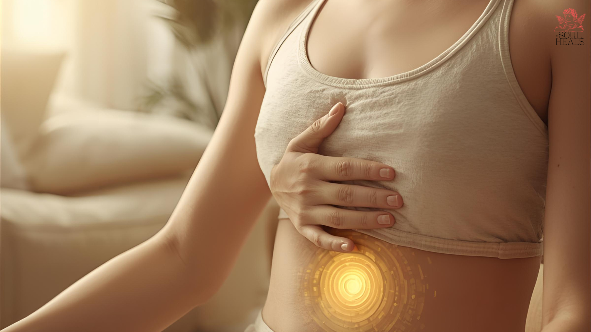 Tapping EFT on Solar Plexus to Reduce Stress