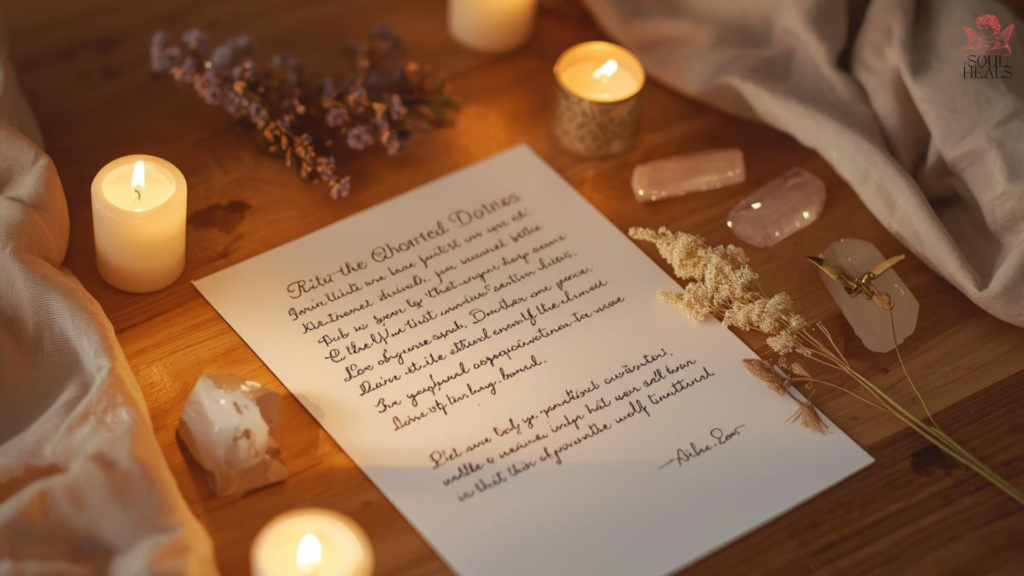 Rituals in the Forgiveness Letter Practice