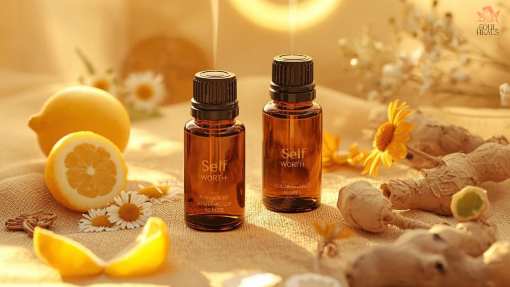 Essential Oil Recipes  for Self-Worth Healing (Solar Plexus Chakra)