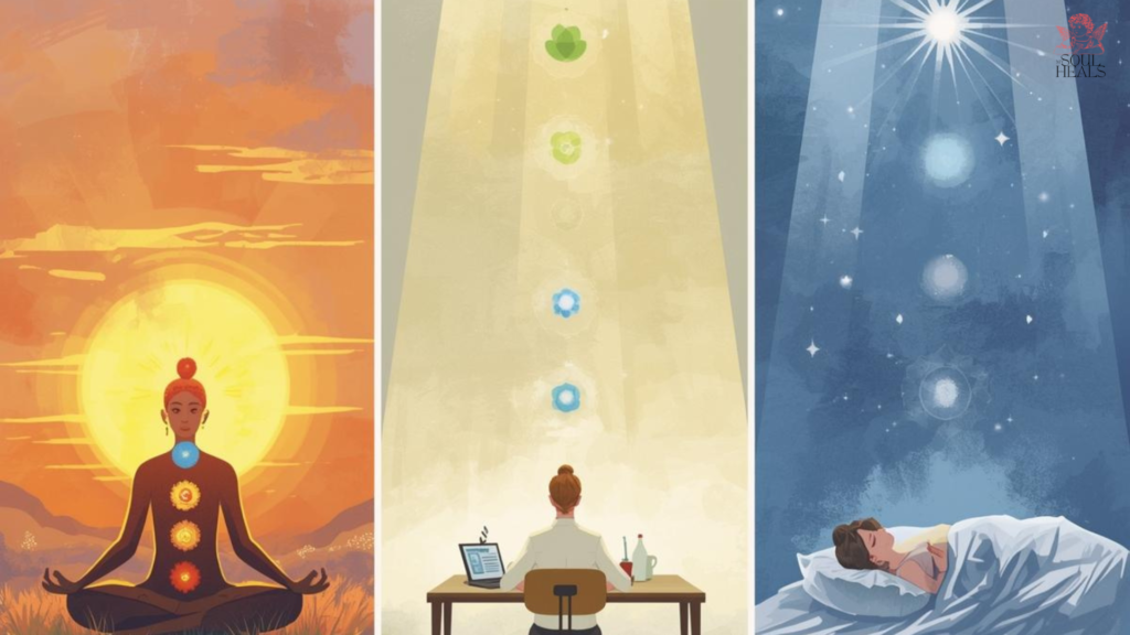 Daily Chakra Alignment Routine for Morning, Work & Sleep