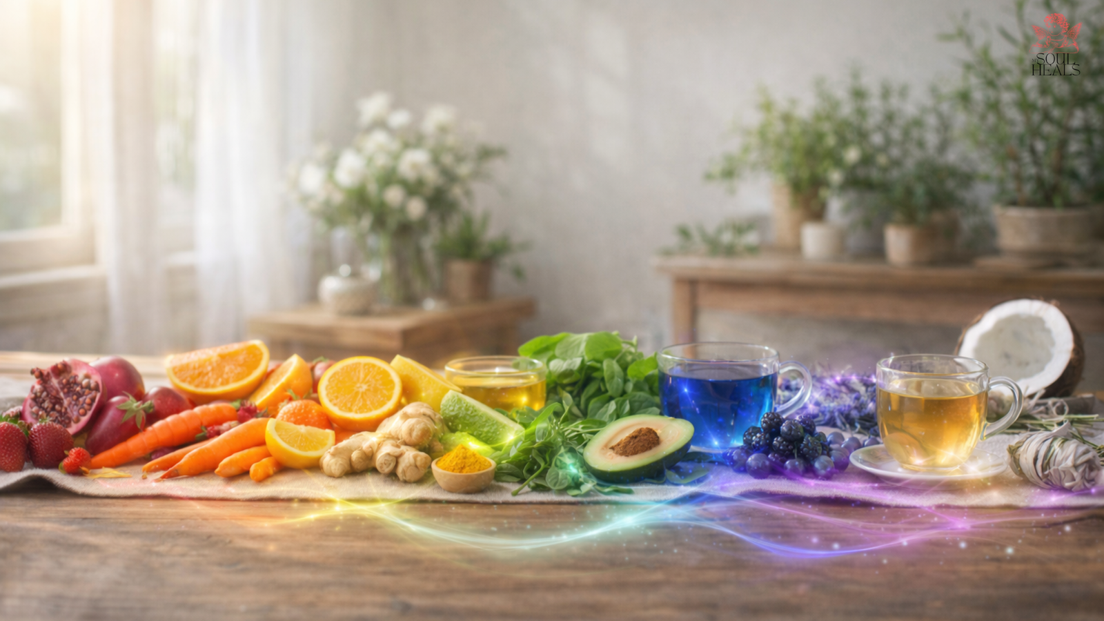 Daily Food, Herbs & Teas That Support Chakra Energy Balance